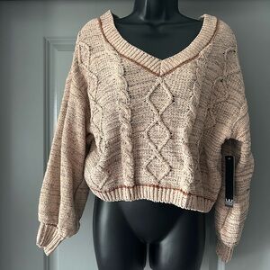 Semi-cropped Sweater